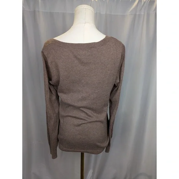 Old Navy Fox Sweater Blogger Fav Women's Small Brown Softest Crew Neck Knit Top‎ - Picture 12 of 13